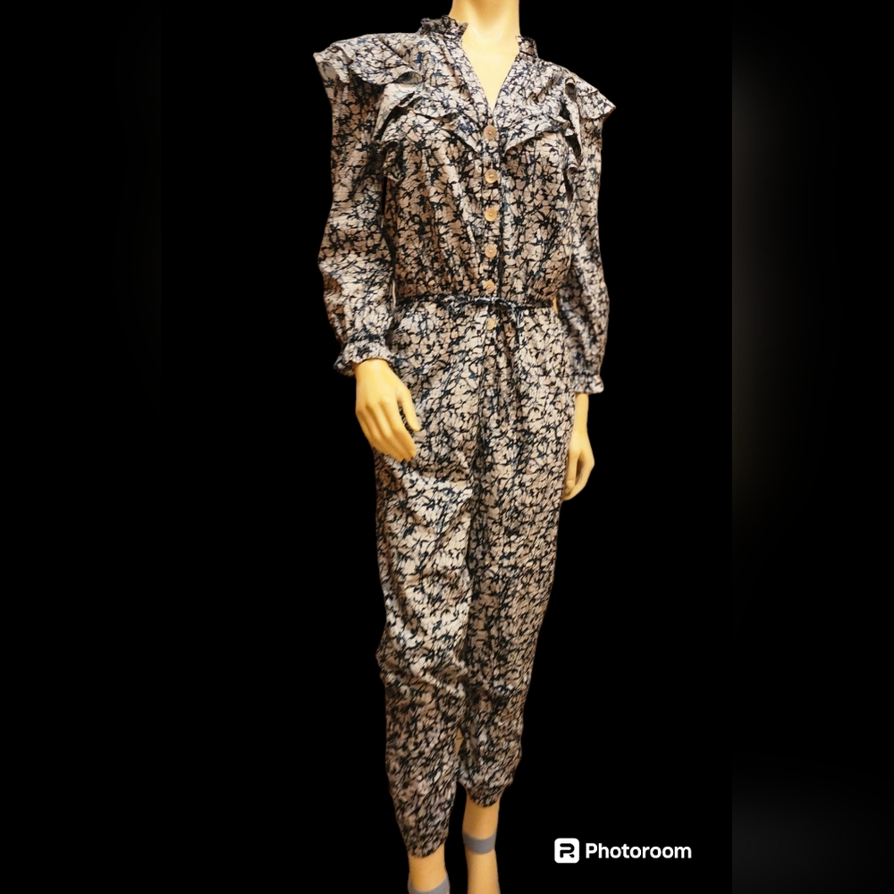 Veronica Beard Tanay Jumpsuit Size 4 - Picture 4 of 11